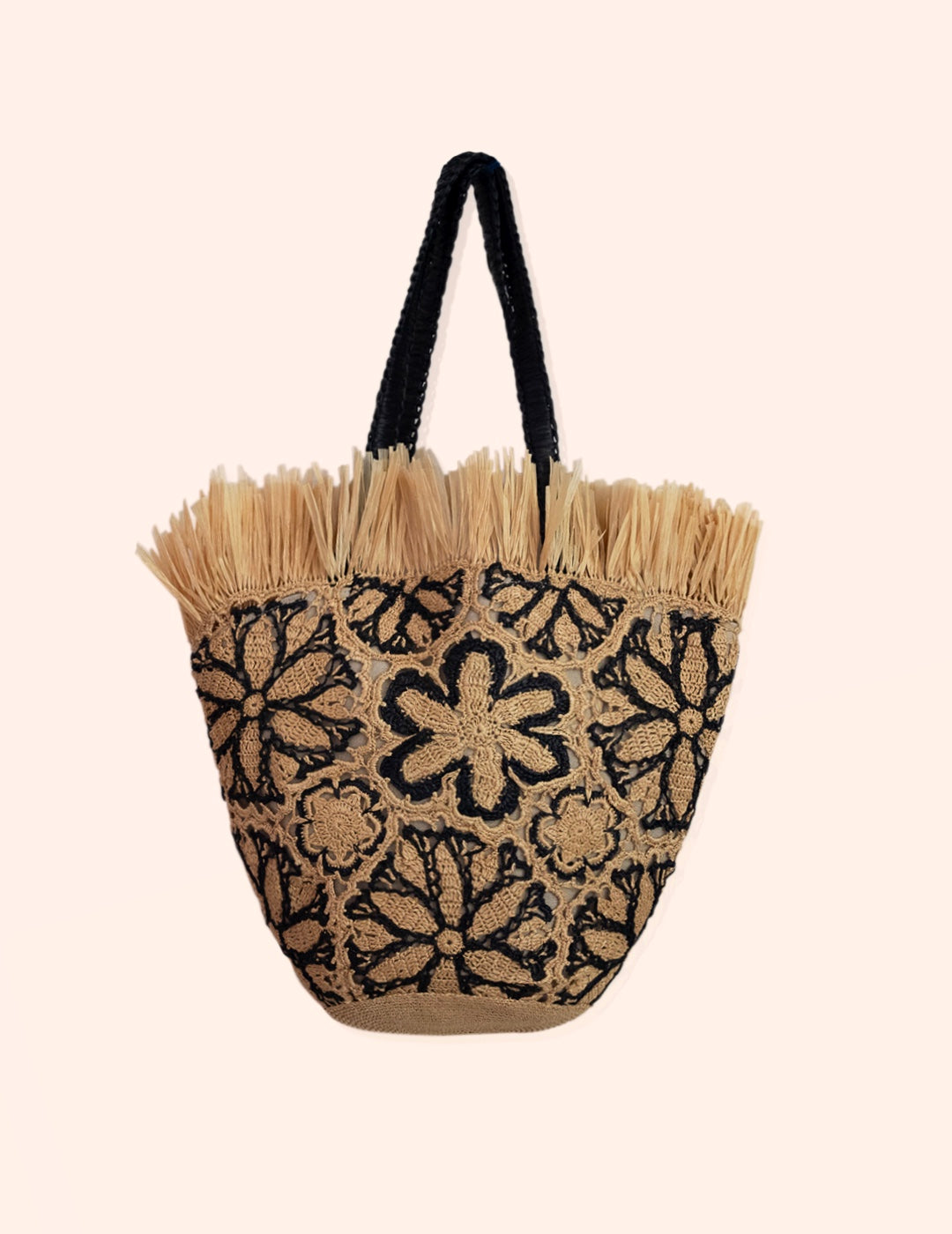 Handmade straw bag