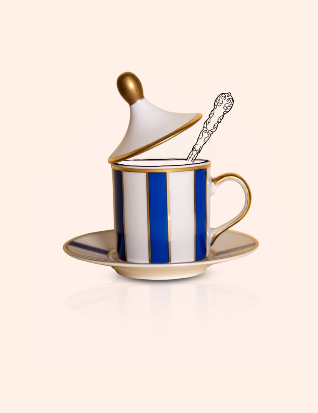 Coffee Cup Dipinta a Mano
